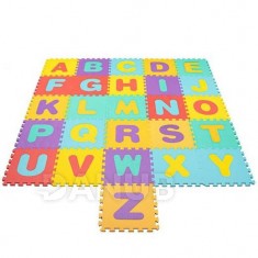 Puzzle din spumă - alfabet -170x150 cm - multicolor