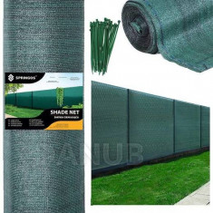 Plasă de umbrire - umbrire 90% - 1,2x25m - 140g/m2 - verde