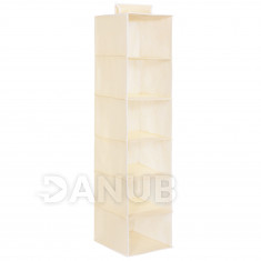 Hanging organizer - cream