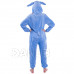 Salopetă pluș Kigurumi - model Stitch - mărime S - 155cm