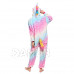 Salopetă pluș Kigurumi - model unicorn - mărime M - 160cm