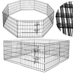 Pix pliabil pentru animale de companie - 155 x 61 cm - negru